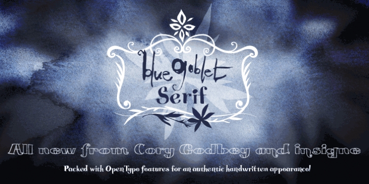 Blue Goblet Serif Font Download