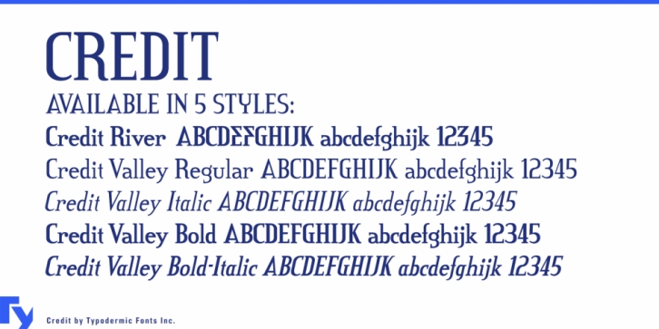 Credit Font Download