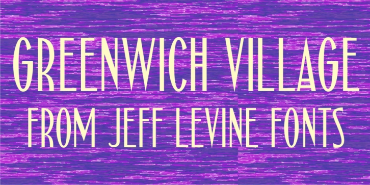 Greenwich Village JNL Font Download