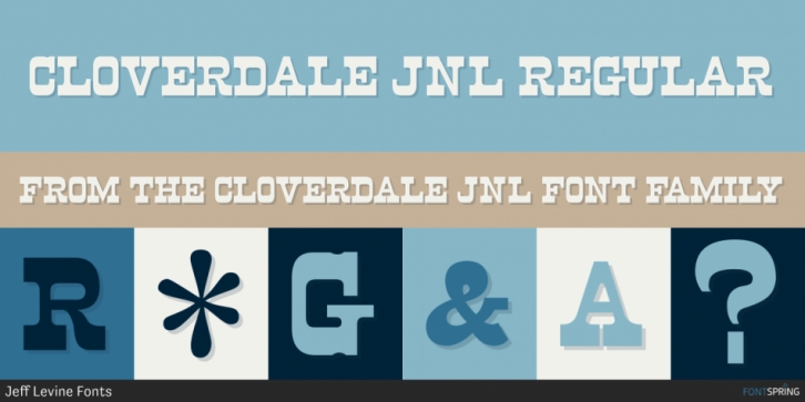 Cloverdale JNL Font Download