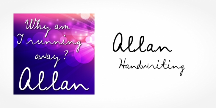 Allan Handwriting Font Download