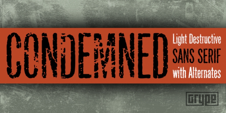 Condemned Font Download
