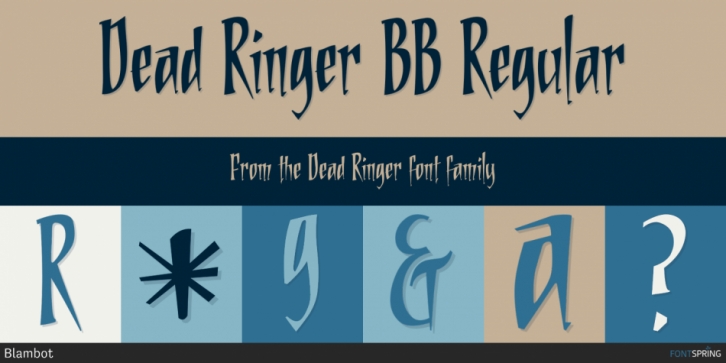 Dead Ringer Font Download