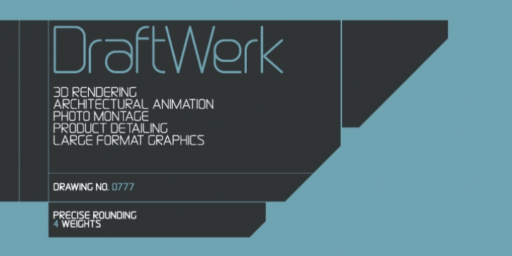 DraftWerk Font Download