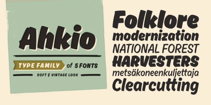 Ahkio Font Download