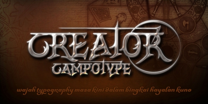 CrEAtOR CamPotype Font Download