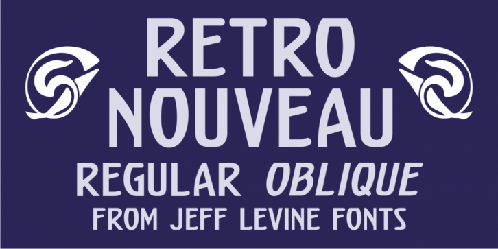 Retro Nouveau JNL Font Download