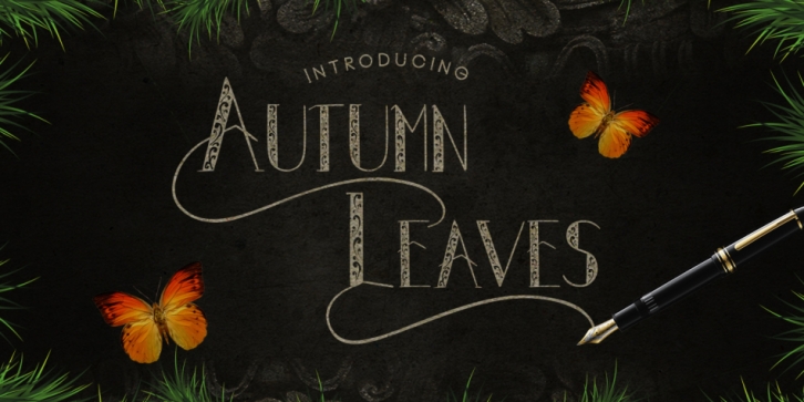 Autumn Leaves Font Download