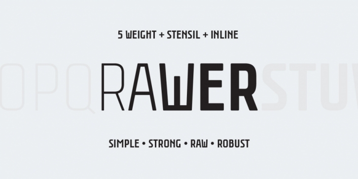 Rawer Condensed Font Download