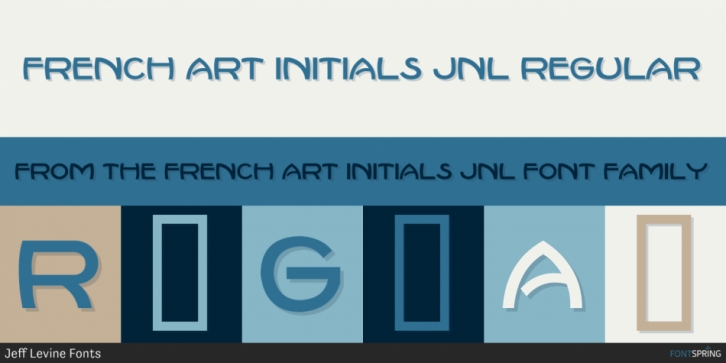 French Art Initials JNL Font Download