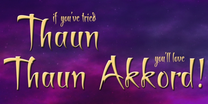 Thaun Font Download