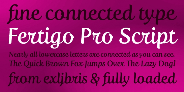 Fertigo Pro Script Font Download