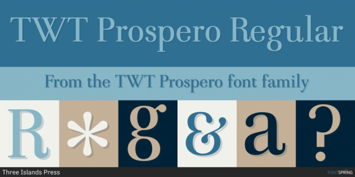 TWT Prospero Font Download