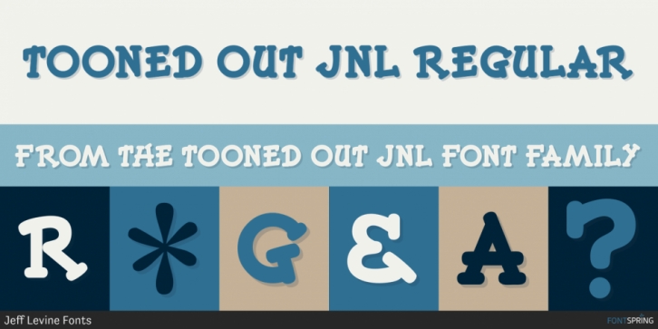 Tooned Out JNL Font Download