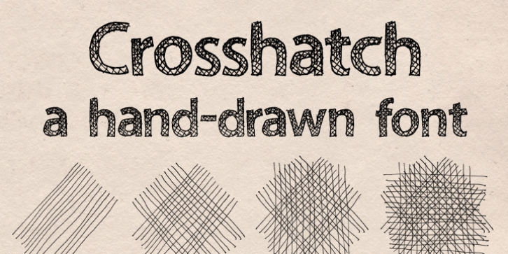 Crosshatch Font Download