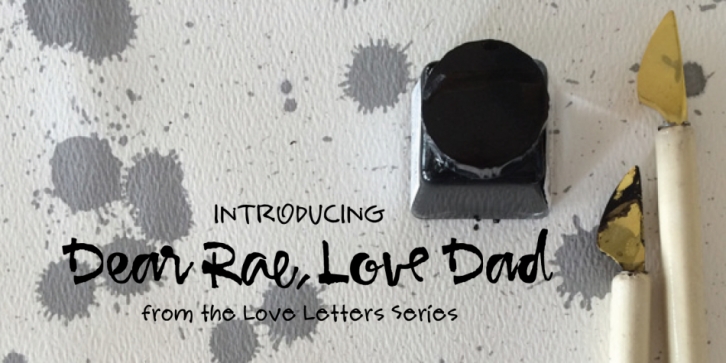 Dear Rae, Love Dad Font Download