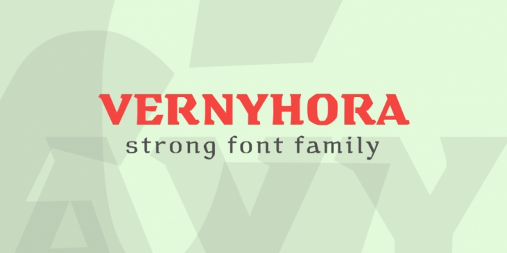 Vernyhora Font Download