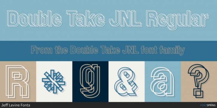 Double Take JNL Font Download