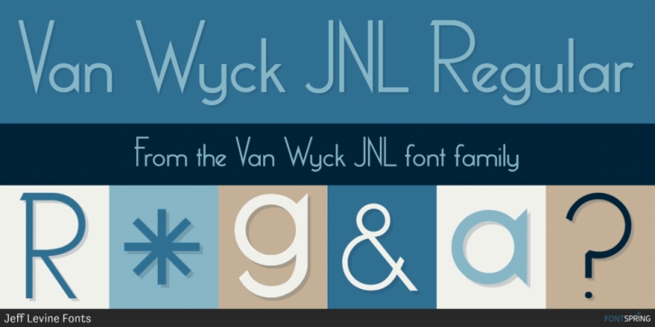 Van Wyck JNL Font Download