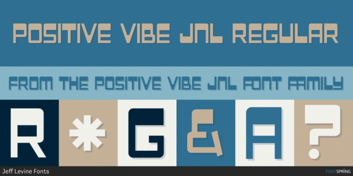 Positive Vibe JNL Font Download