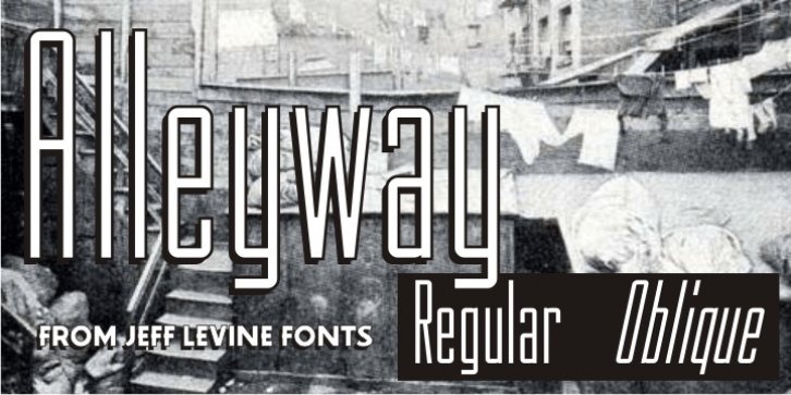 Alleyway JNL Font Download