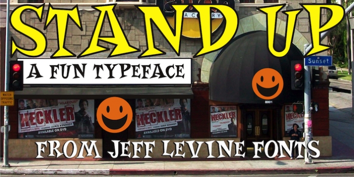 Stand Up JNL Font Download