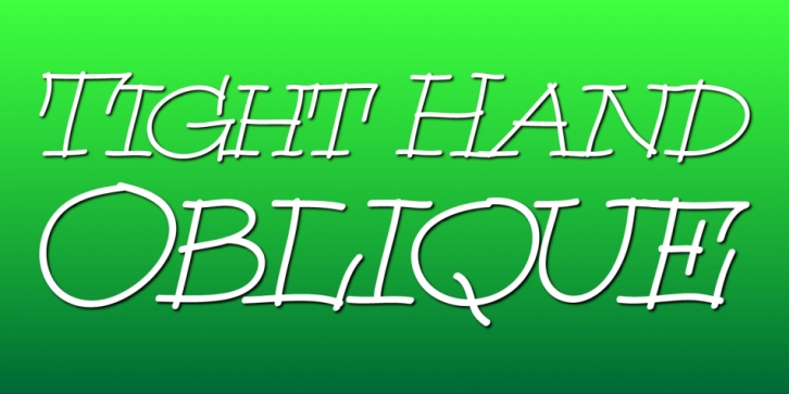 Tight Hand Font Download