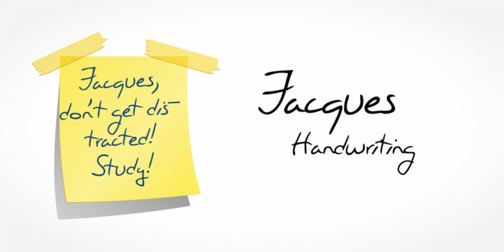 Jacques Handwriting Font Download
