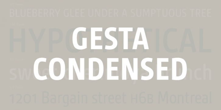 Gesta Condensed Font Download