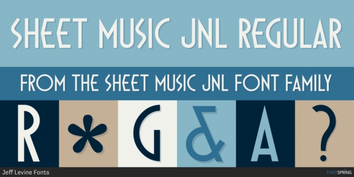 Sheet Music JNL Font Download