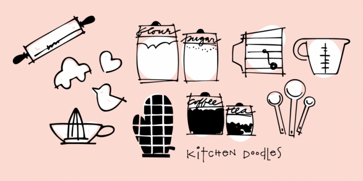 Kitchen Doodles Font Download