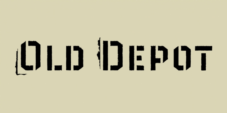 Old Depot Font Download