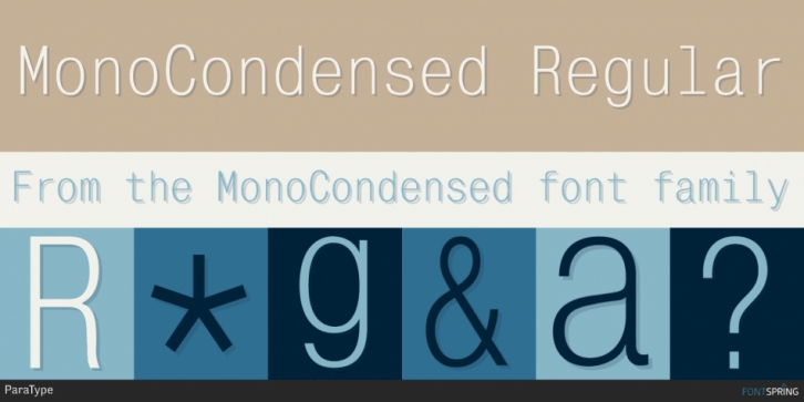 MonoCondensed Font Download