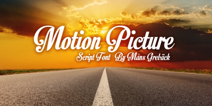 Motion Picture Font Download