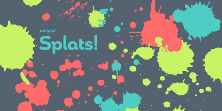 insigne Splats! Font Download