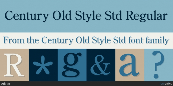 Century Old Style Std Font Download