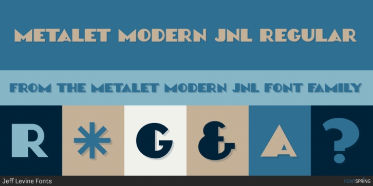 Metalet Modern JNL Font Download