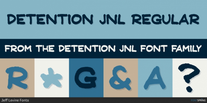 Detention JNL Font Download