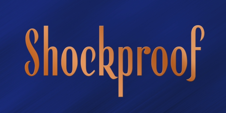 Shockproof Font Download