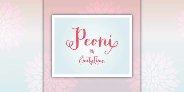 Peoni Font Download