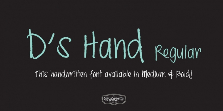 Ds Hand Font Download