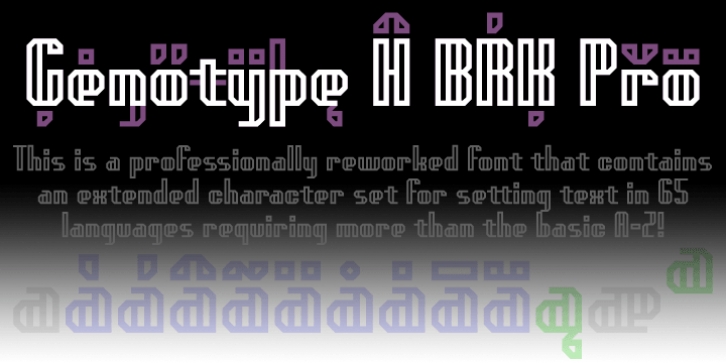 Genotype BRK Pro Font Download