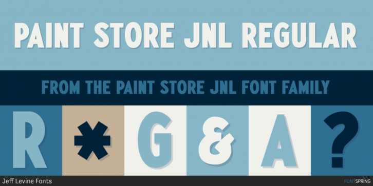 Paint Store JNL Font Download