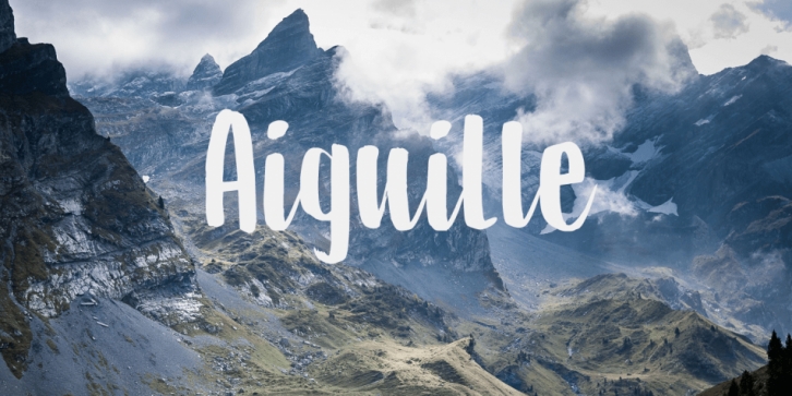 Aiguille Font Download