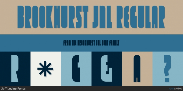 Brookhurst JNL Font Download