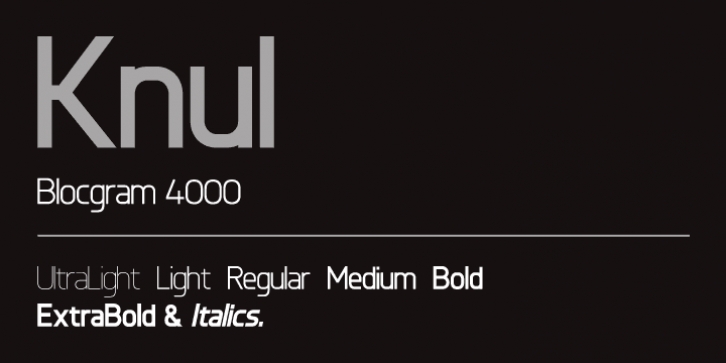 Knul Font Download