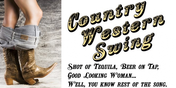 Country Western Swing Font Download