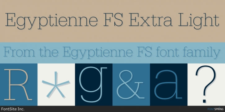 Egyptienne FS Font Download