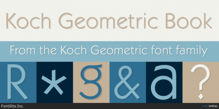 Koch Geometric Font Download