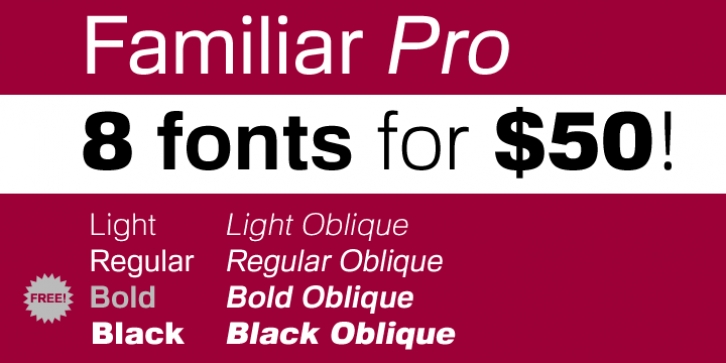 Familiar Pro Font Download